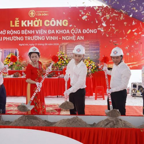 Khoi cong mo rong benh viien da khoa Cua Dong